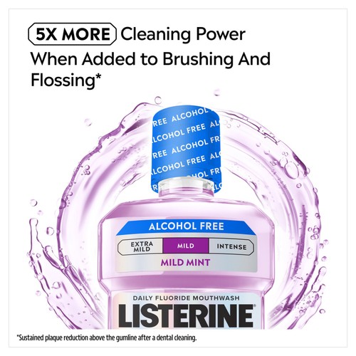 Listerine Total Care Milder Taste Zero Alcohol Mouthwash 500ml thumbnail 4