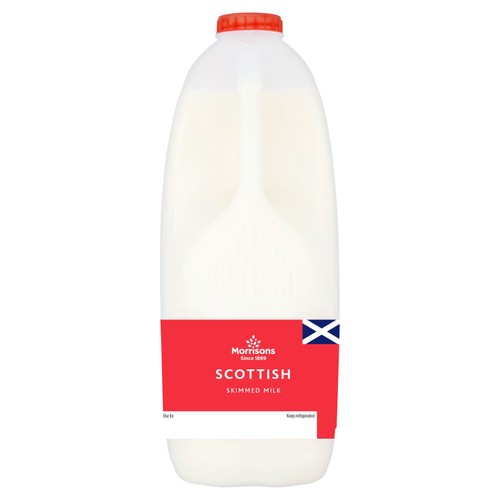 Morrisons Scottish Skimmed Milk 4 Pint - £1.65 | Grocefully