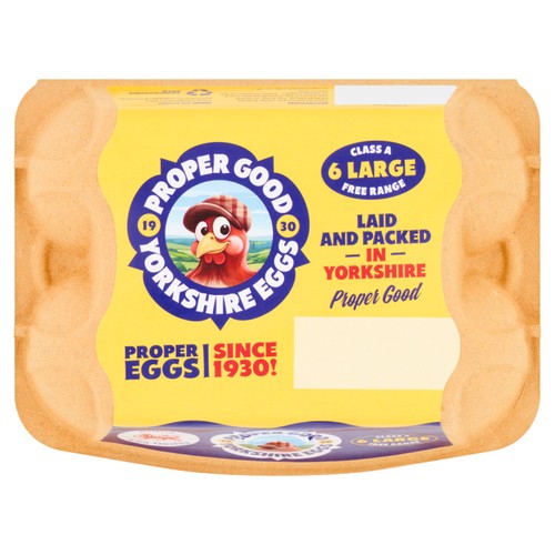 Proper Good Yorkshire Free Range Large Eggs