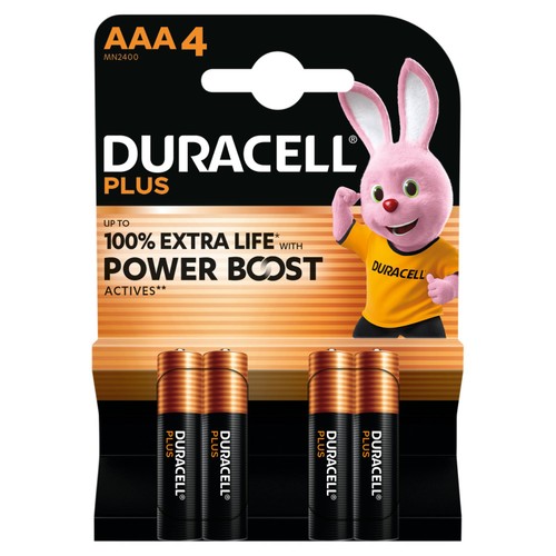 Duracell Plus AAA Alkaline Batteries LR03 