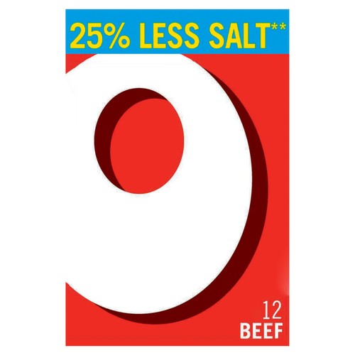 Oxo Reduced Salt Beef Stock 12 Cubes 71g thumbnail 2