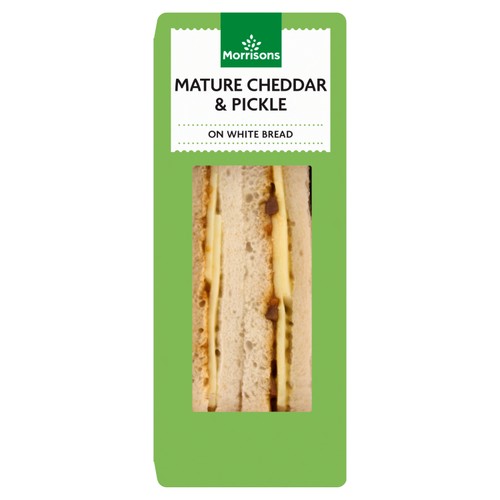 Morrisons Mature Cheese & Pickle Sandwich thumbnail 2