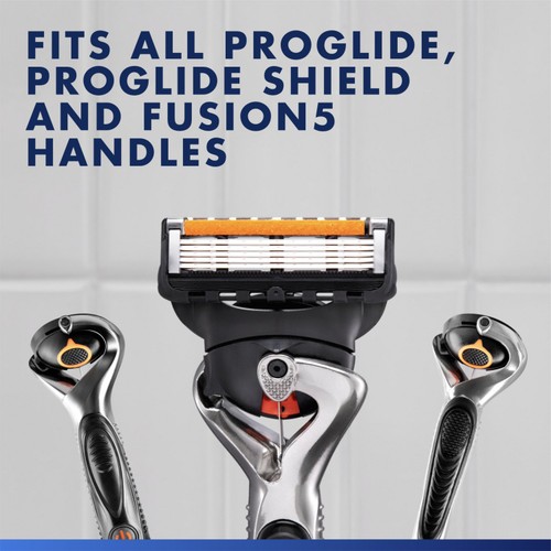 Gillette Fusion 5 ProGlide Razors For Men 4 Refill Razor Blades thumbnail 3