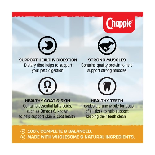Chappie Complete Adult Dry Dog Food Chicken & Wholegrain Cereal thumbnail 2