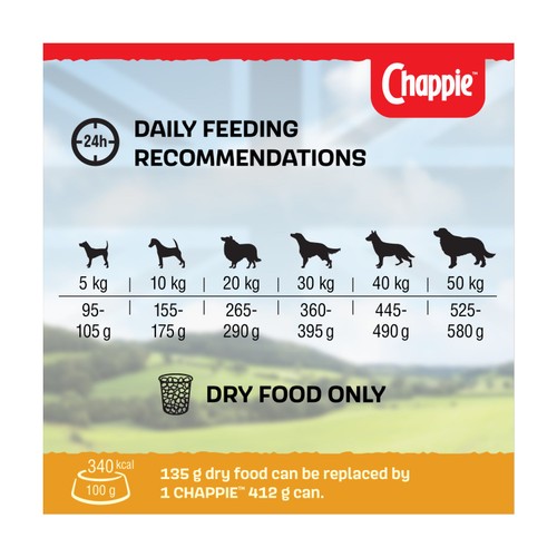 Chappie Complete Adult Dry Dog Food Chicken & Wholegrain Cereal thumbnail 3
