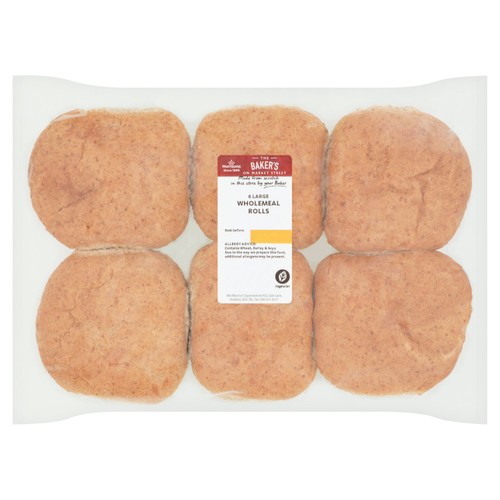 Market Street Large Wholemeal Baps