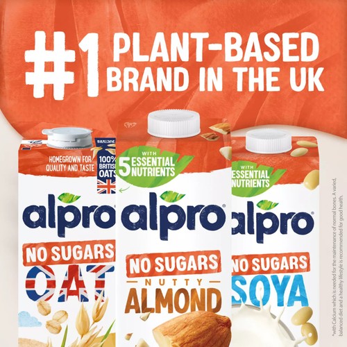 Alpro Almond No Sugars Long Life Drink 1L thumbnail 4