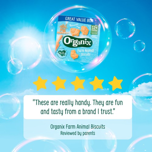 Organix Mini Organic Cheese Crackers Toddler Snack Multipack thumbnail 3