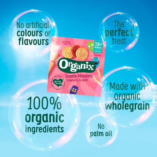 Organix Mini Organic Cheese Crackers Toddler Snack Multipack thumbnail 5