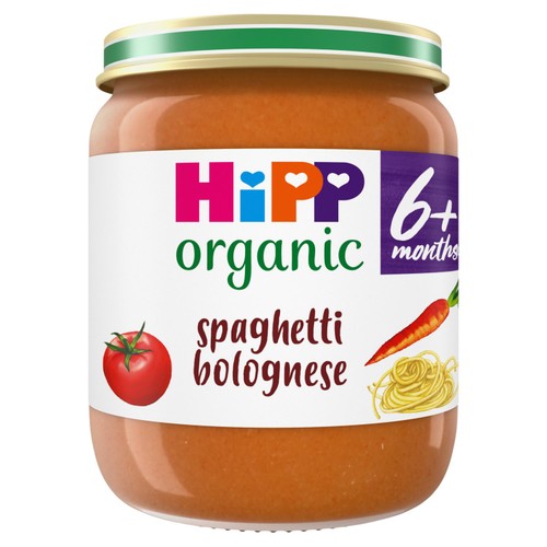 HiPP Organic Spaghetti Bolognese Baby Food Jar 6+ Months
