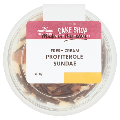 Market Street Fresh Cream Profiterole Sundae