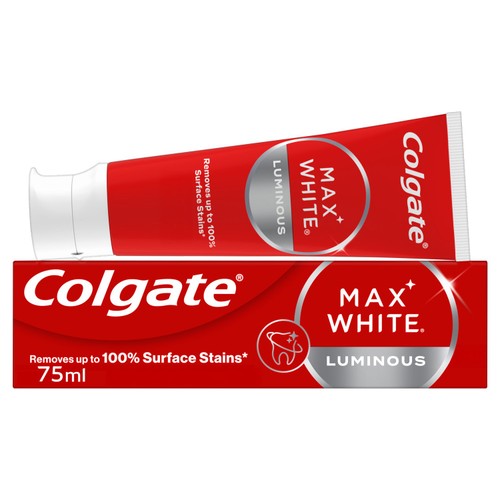 Colgate Max White Luminous Sparkling Mint Whitening Toothpaste