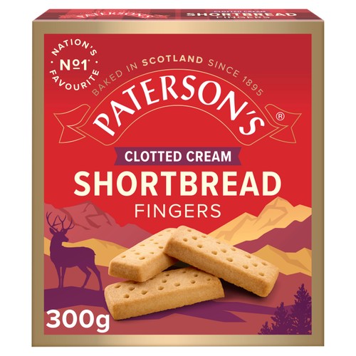 Paterson's Clotted Cream Shortbread Fingers