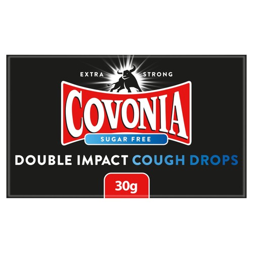 Sugar Free Double Impact Cough Drops 30g