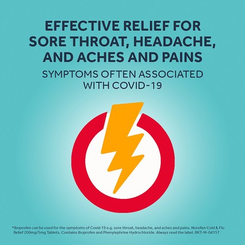 Nurofen Cold & Flu Ibuprofen Tablets thumbnail 3
