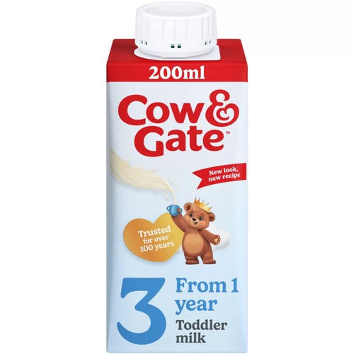 Cow & Gate 3 Toddler Milk Formula Liquid Ready to Feed 1-3 Years