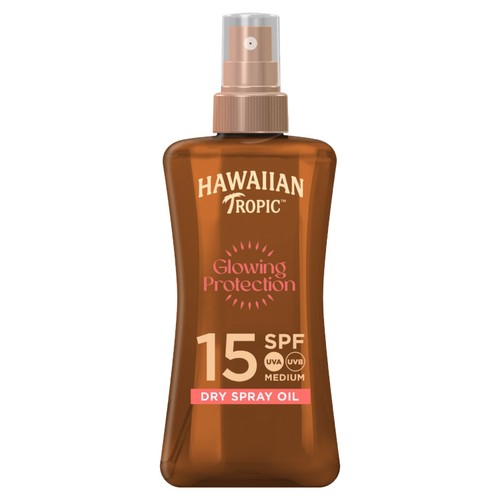 Hawaiian Tropic Protective SPF 15 Dry Oil Sunscreen Spray