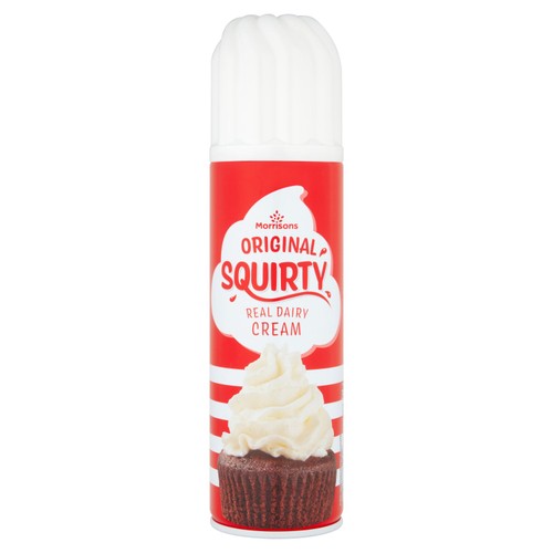 Morrisons Real Dairy Squirty Cream 250g