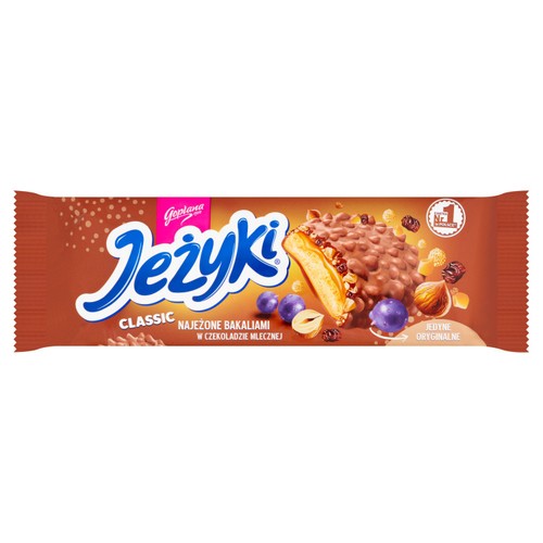 Goplana Jezyki Biscuits Caramel Raisins And Nut 140g