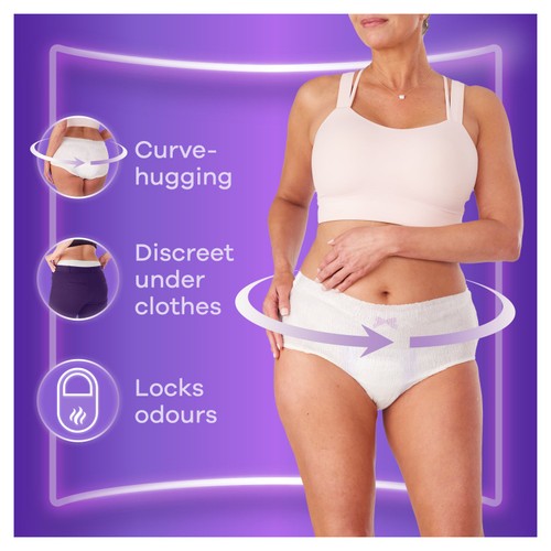 Always Discreet Underwear Incontinence Pants Normal Medium 12 pack thumbnail 3