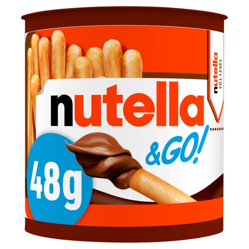 Nutella & Go! Hazelnut Chocolate Spread and Breadsticks Snack Pot 1 x 48g