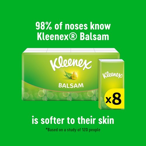 Kleenex Balsam Tissues 8 pocket pack thumbnail 5