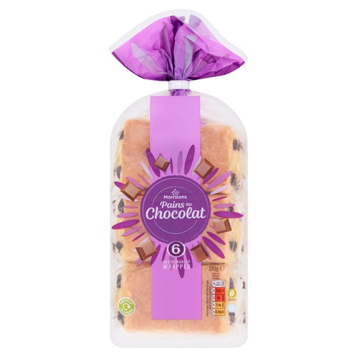 Morrisons Pain Au Chocolat 6 Pack