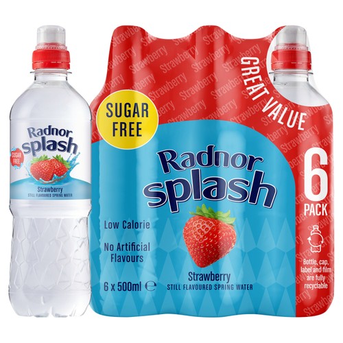 Radnor Splash Strawberry Flavoured Water
