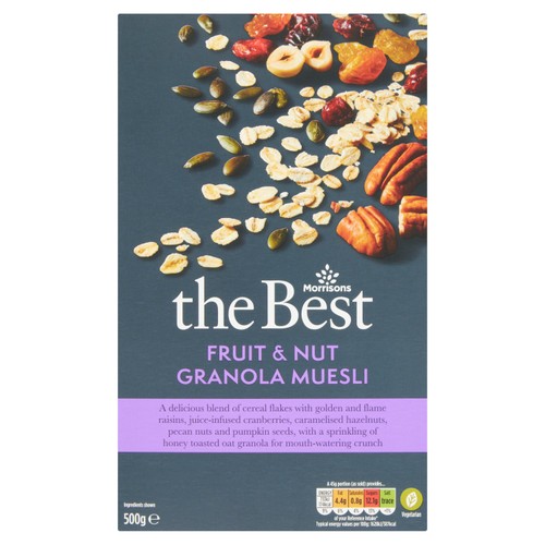 Morrisons The Best Muesli, Granola Fruit & Nut