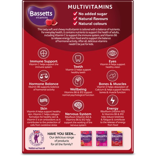 Bassetts Adult Multi Vitamin Raspberry & Pomegranate thumbnail 4