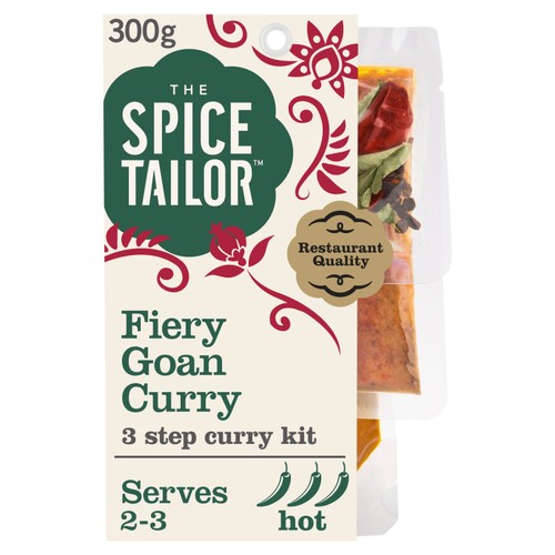 The Spice Tailor Fiery Indian Curry Sauce Kit