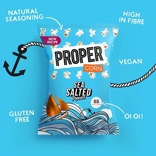 Proper Corn Lightly Sea Salted Popcorn 70g