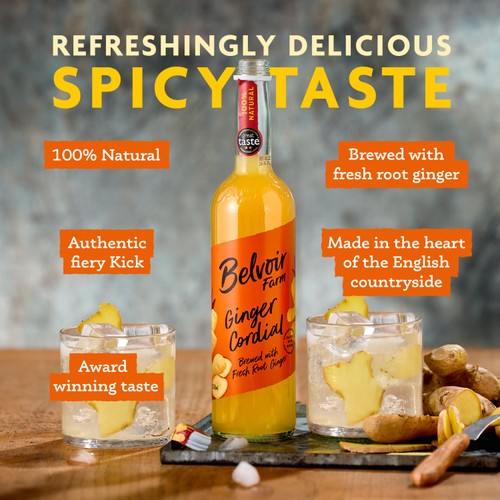 Belvoir Fruit Ginger Cordial  thumbnail 4
