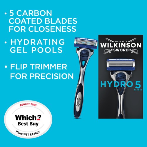 Wilkinson Sword Hydro 5 Men's Razor Blades thumbnail 2