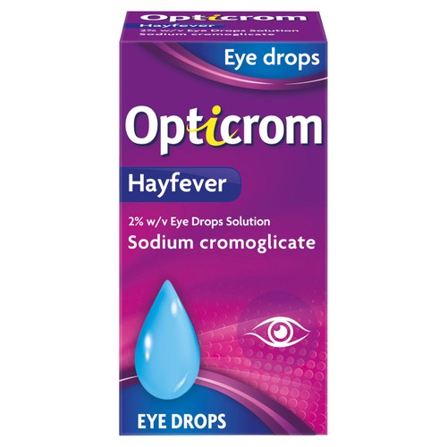 Opticrom Hayfever 2% Eye Drops 10ml