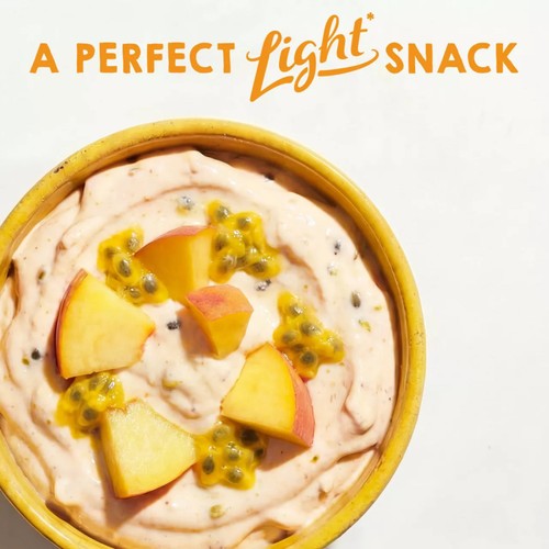 Light & Free Peach Greek Style Fat Free Yoghurt Multipack 4x115g thumbnail 4