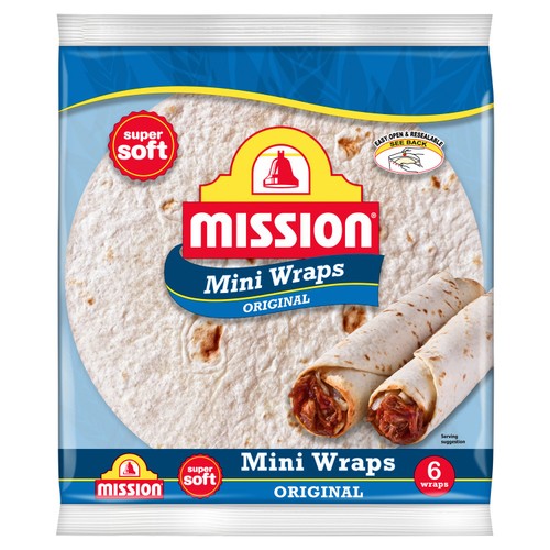Mission Original Mini Tortilla Wraps thumbnail 2