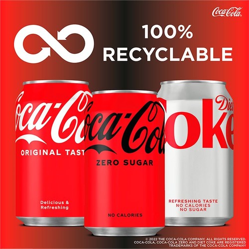 Coca-Cola Zero Sugar 18 x 330ml thumbnail 2