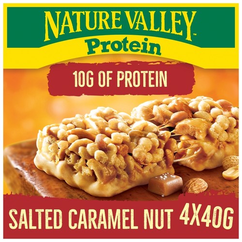 Nature Valley Protein Salted Caramel Nut Cereal Bars 4 x 40g thumbnail 5