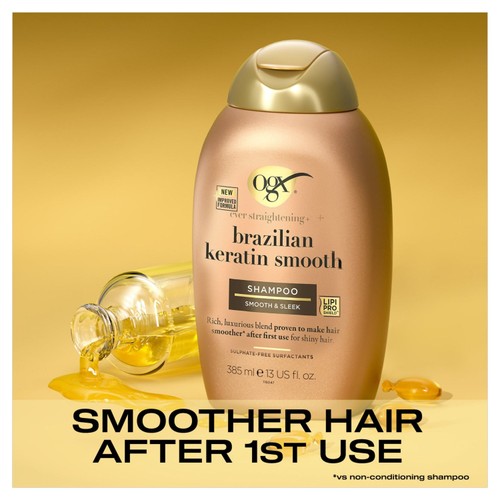 Ogx Brazilian Keratin Smooth Shampoo  thumbnail 4
