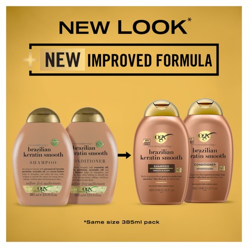 Ogx Brazilian Keratin Smooth Shampoo  thumbnail 6