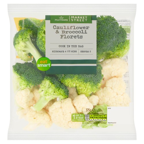 Morrisons Broccoli & Cauliflower Florets 375g