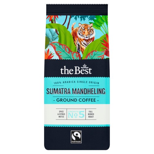 Morrisons The Best Fair Trade Sumatran Mandheling Ground Coffee  227g