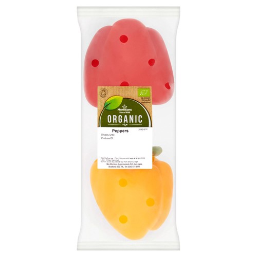 Morrisons Organic Twin Peppers 2 Pack