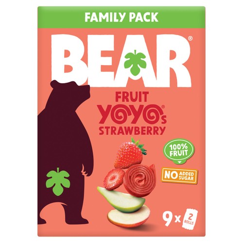 BEAR Fruit Yoyos Strawberry Family Pack