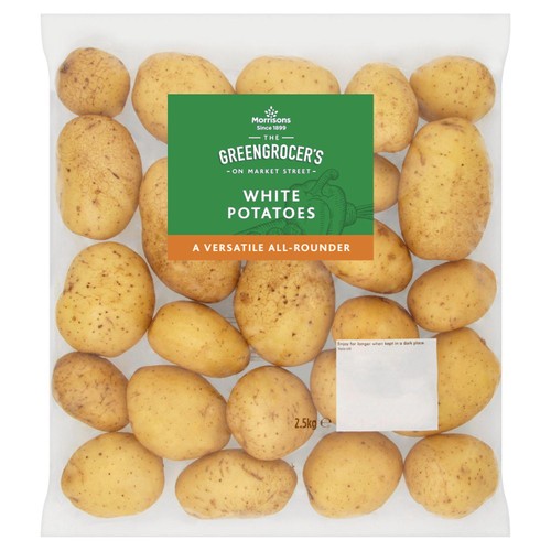 Morrisons  British White Potatoes 2.5Kg