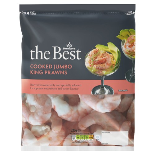 Morrisons The Best Peeled & Cooked Jumbo King Prawns