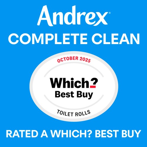 Andrex Complete Clean Toilet Tissue 4 Rolls thumbnail 2
