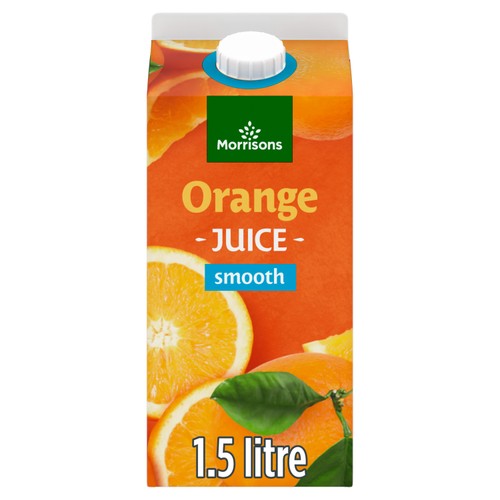 Morrisons 100% Smooth Orange Fruit Juice 1.5L