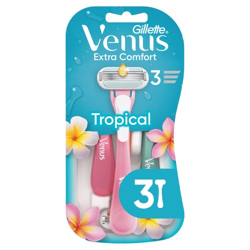 Venus Tropical Disposable Razors 3 Pack